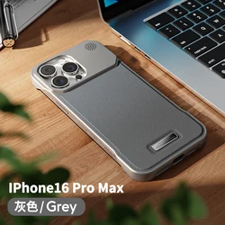 Luxurious Leather Aromatherapy Magnetic Phone Case with Wireless Charging Compatibility - iPhone 12 Mini (Gray)