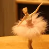 Ballerina Musical Box Elegant Dancing Girl Elegant Figurines Rotate Boxes For Friend Home Desktop Birthday Gift 2