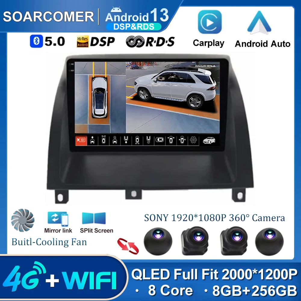 

For MG 3 III Cross 2013 2014 2015 2016 - 2021 Android 13 Auto Multimedia Player Auto Radio GPS Carplay Bluetooth 4G WiFi DSP