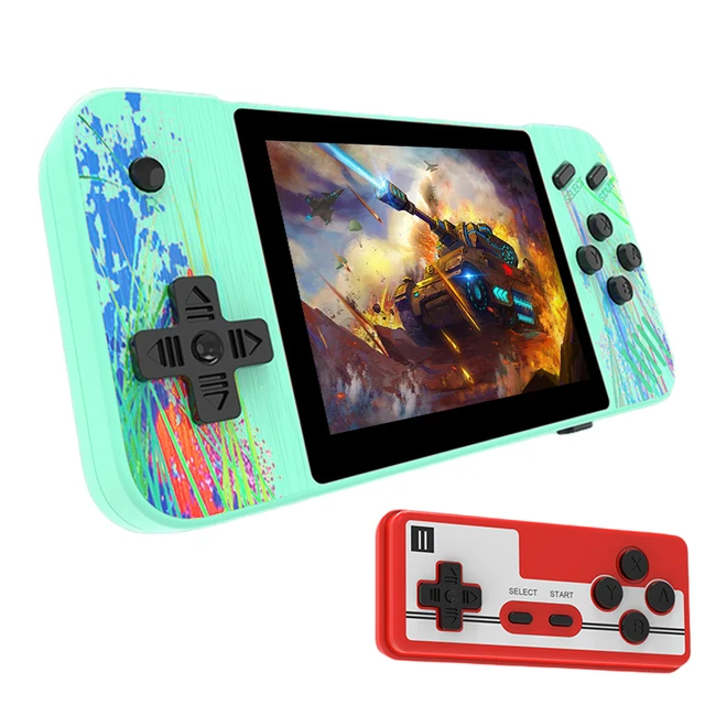 Retro Handheld Video Game Console 3.5 Inch LCD Screen AV Output Classic Video Games Player 800 Games Gift for Kids Adults