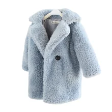 Manteau en laine polaire et velours pour enfants, vêtements pour enfants, veste chaude avec revers, de haute qualité 