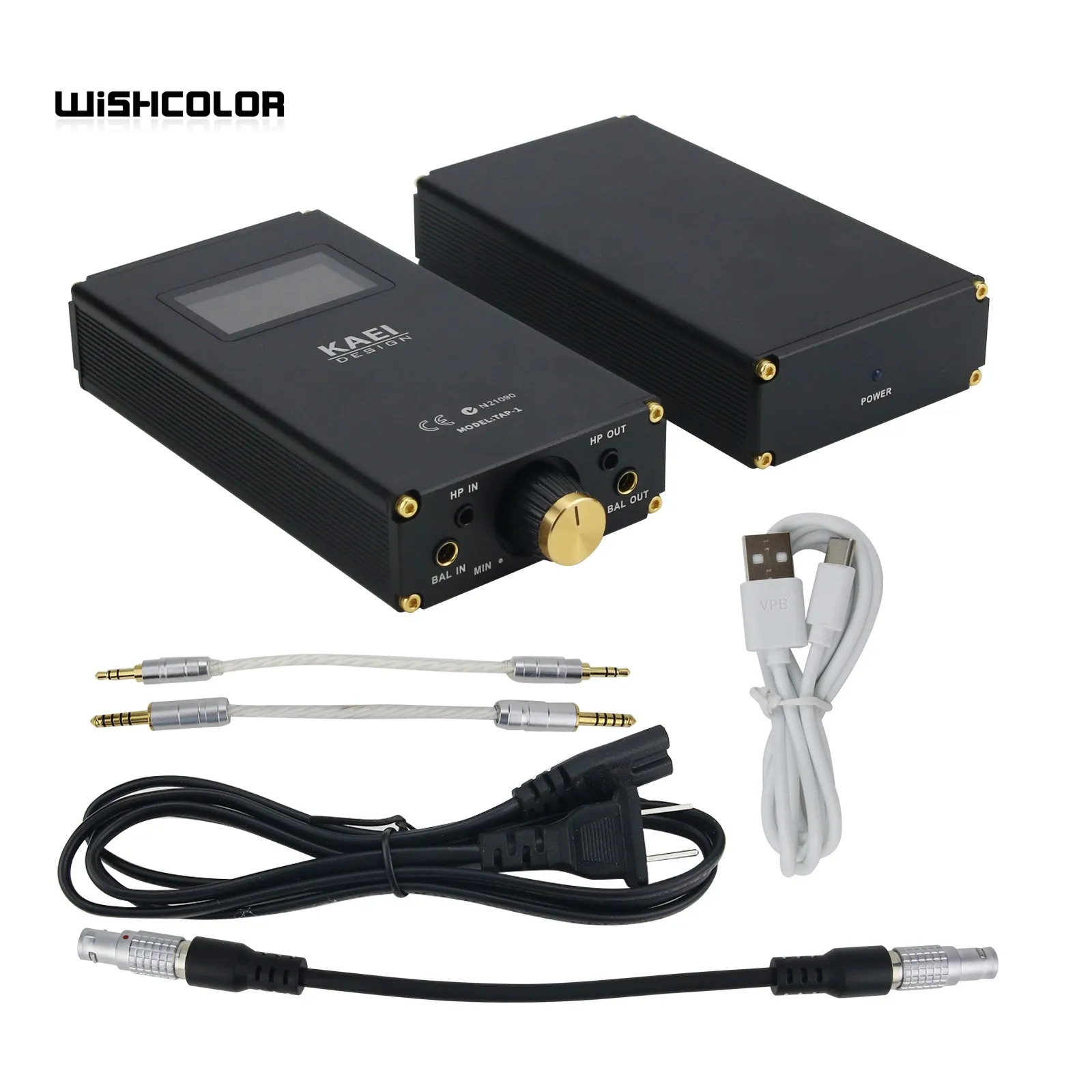 Wishcolor kaeiタップ-1ポータブルデスクトップBluetoothヘッドフォンチューブアンプ4900mw + PSU-1 Hifi電源