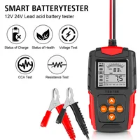 SOH SOC CCA IR Measurement for Car Truck Car Motorcycle Battery Tester 12V 24V Battery Analyzer Test Tool Digital - Image 3