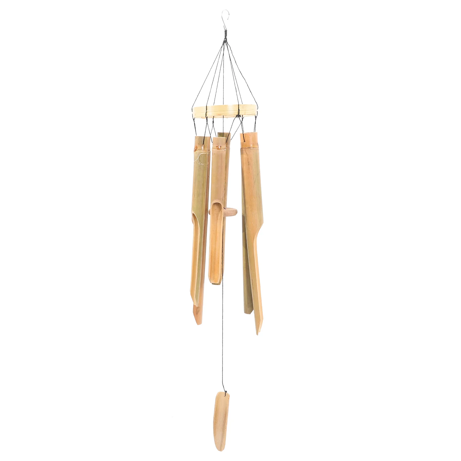 

Bamboo Tube Wind Chime Colleague Gifts Deep Tone Chimes Decor Hanging Outdoor for outside Windchimes Outdoors Bells