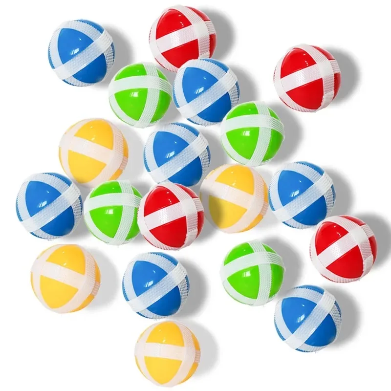 Children's Dart Velcro Sticky Ball Sticky Ball Dart Game Interactive Accessories Home School Children Outdoor happy-time 30pcs dart board toys throwing catch ball toys throwing ball toys