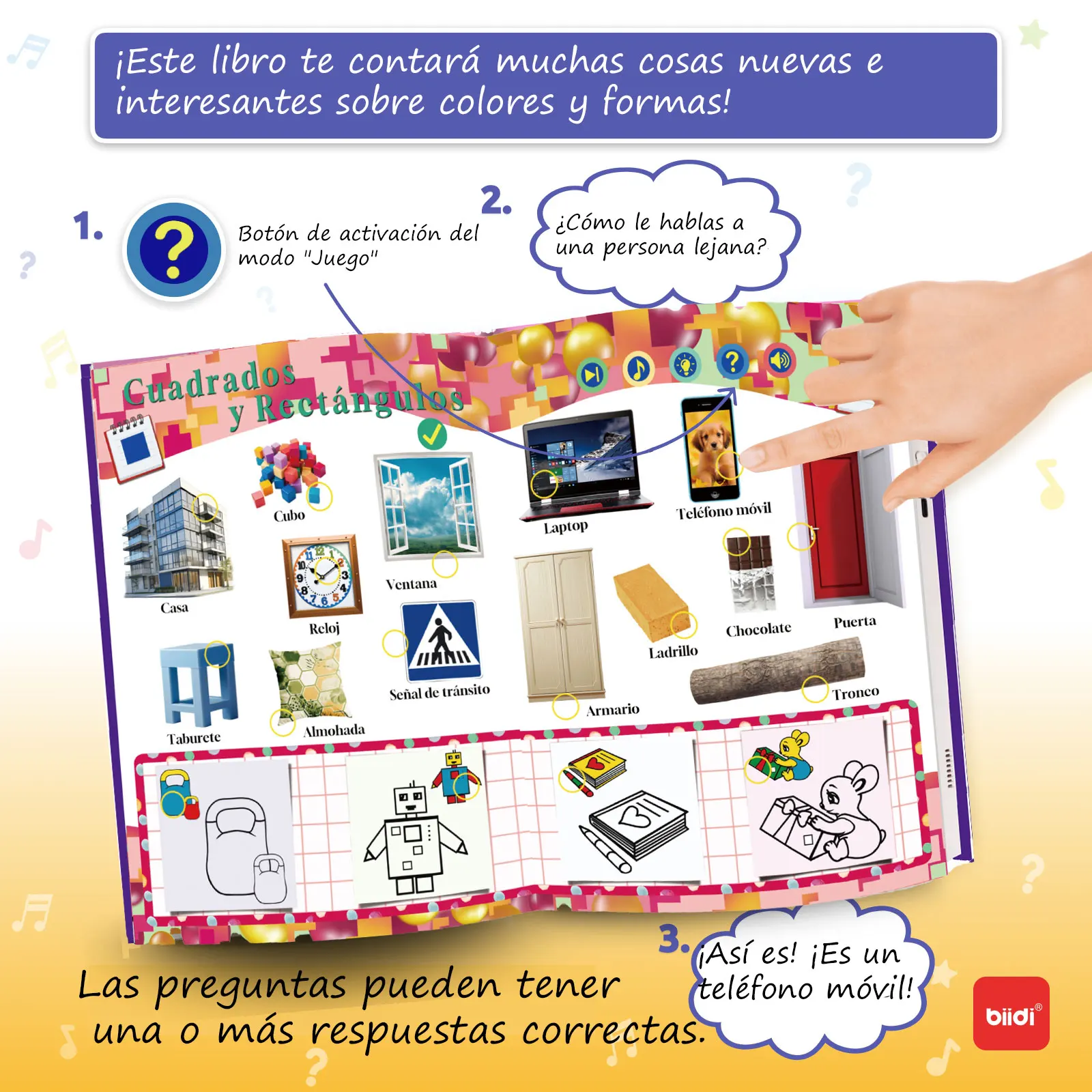 Montessori Spanish eBooks Interactive Books Children's Toys Audiobooks Children's Interactive Toy Books 4