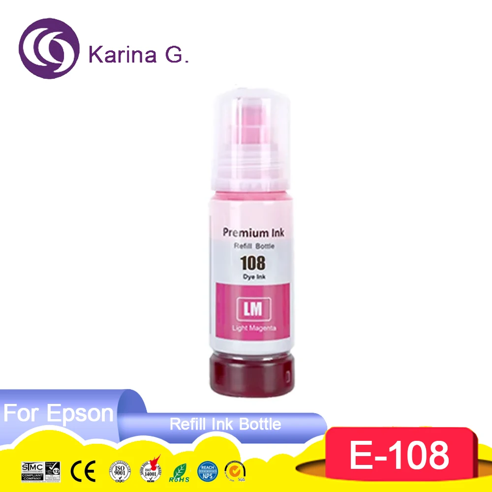 108 T09C1 T09C C13T09C14A Premium Compatible Color Bulk Water Based Bottle Refil