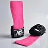 1Pair Cowhide Gym Gloves Pull-up Lifting Gymnastic Crossfit Anti-Skid Belt Wraps Support Palm Protection Pad Gloves For Women 2