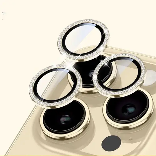 Bling Glitter Diamond Camera Lens Protector Case For iPhone 17 16 15 14 13 12 11 Pro Max Plus Sreen Protectors Film For iPhone17 - Image 10
