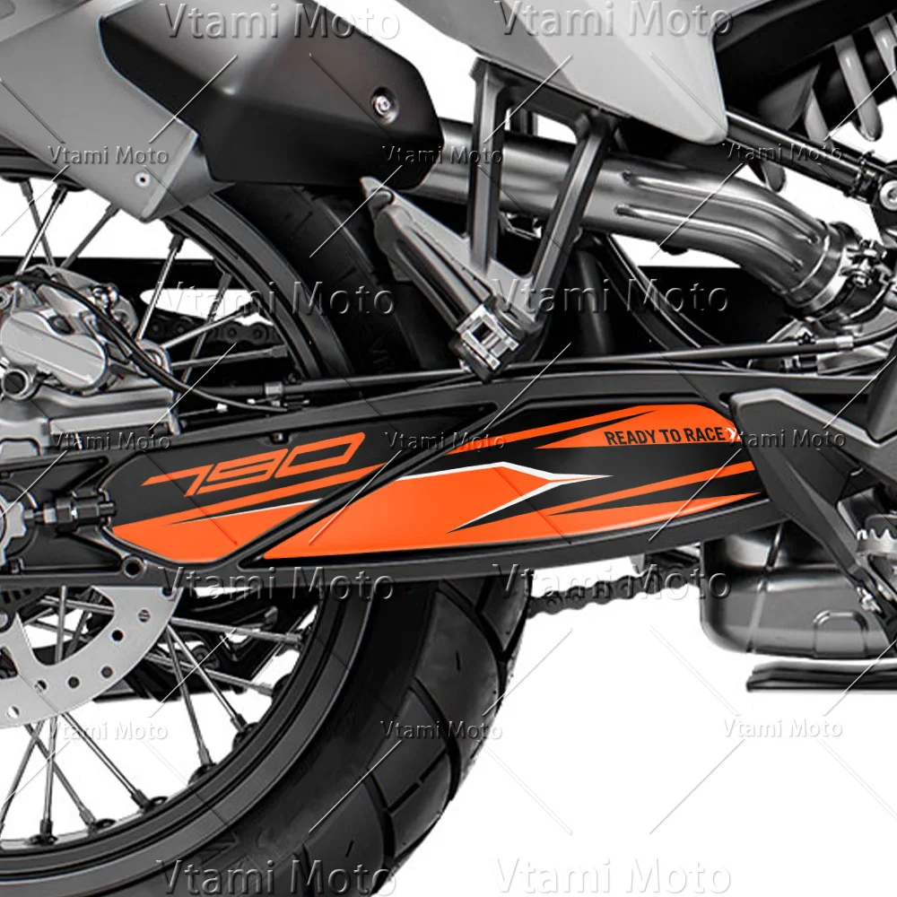 KTM Duke 790 890S 890R 890GP 어드벤처 790 890 Adv 오토바이 스윙 암 스티커 회전 샤프트 보호 데칼 방수