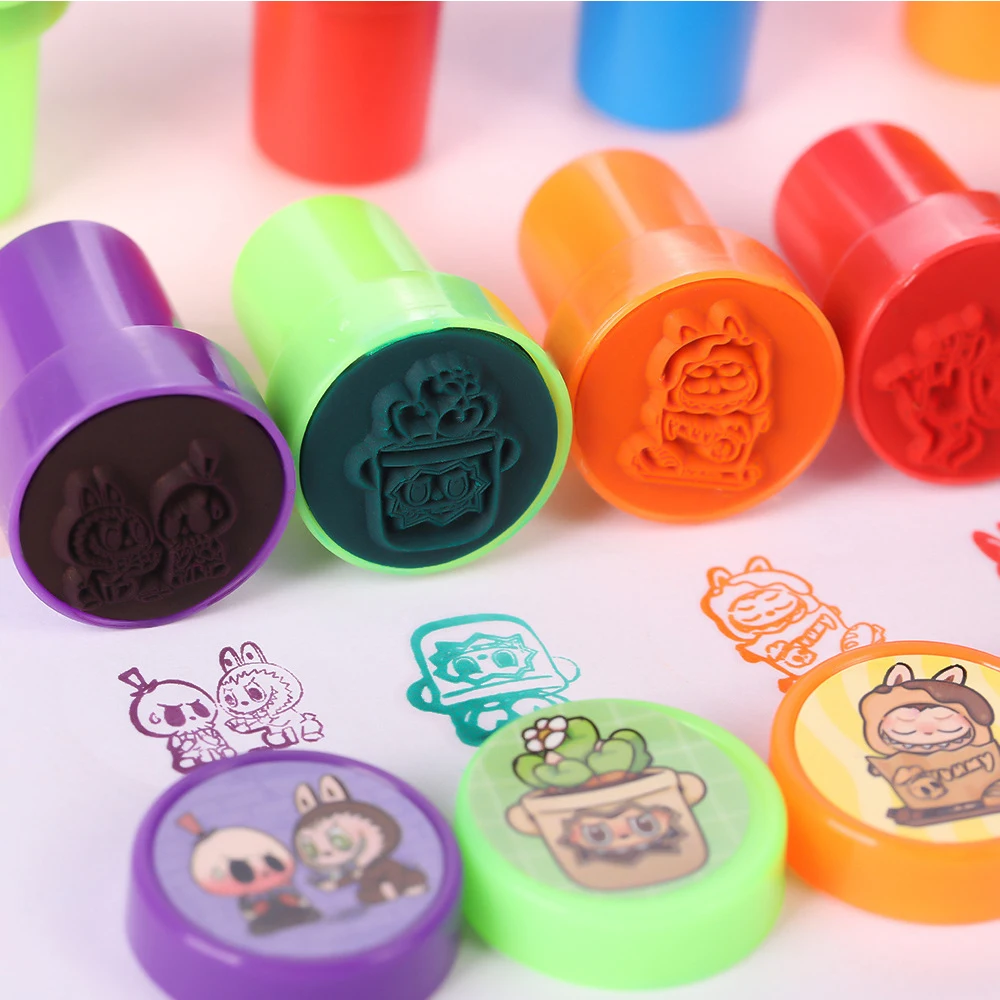 Cartoon Stickers Kawaii Labubu Assorted Stamps for Kids 10