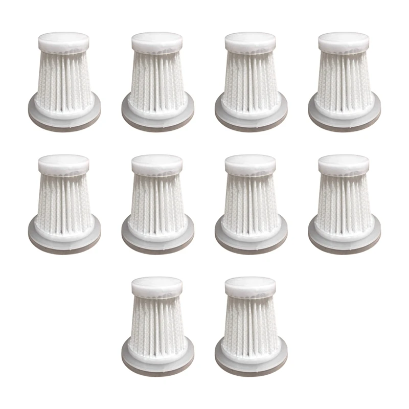 Car Vacuum Cleaner Filters 10 PCS Reusable Washable Vacuum Cleaner Handheld Tool Filter Replacement