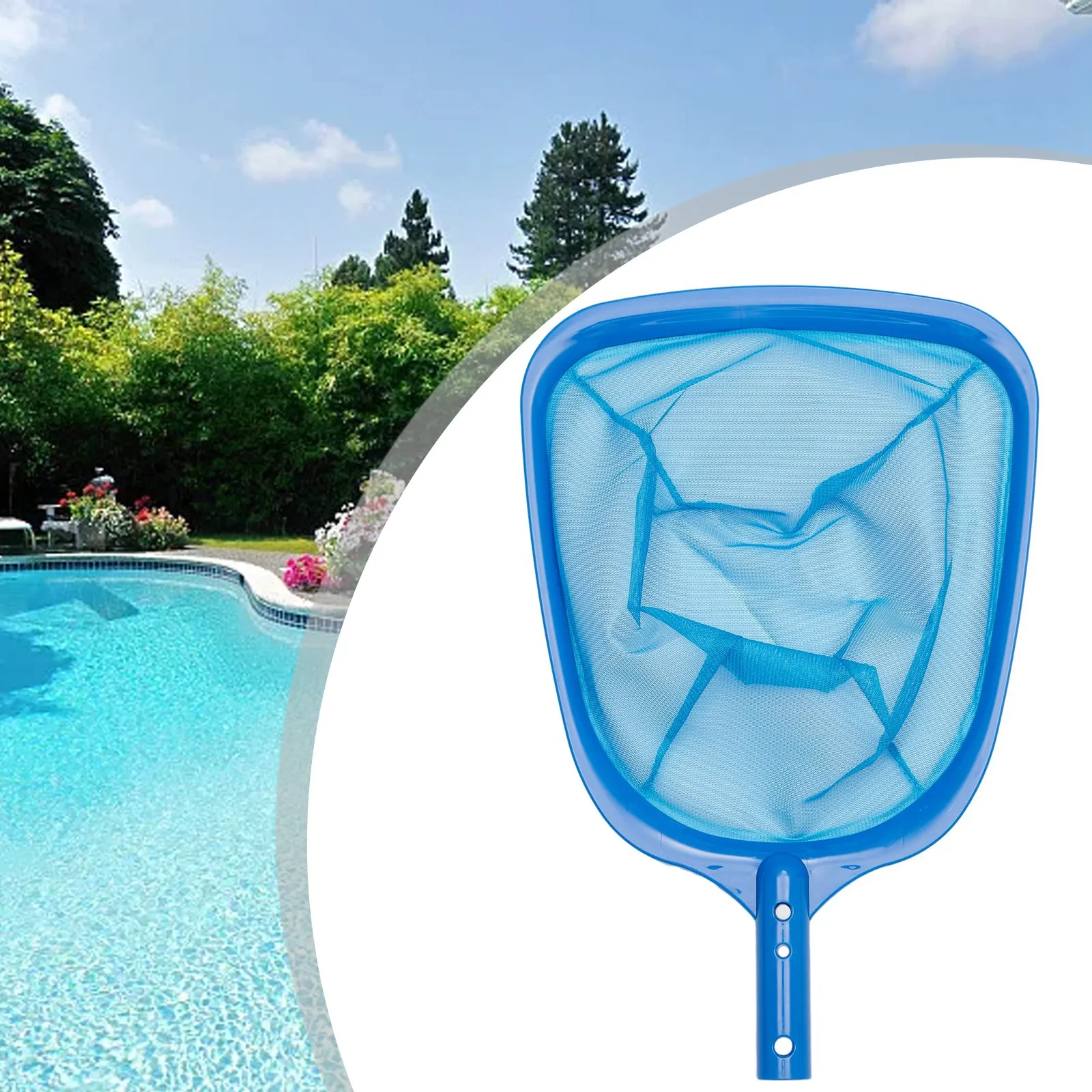 

Pool Skimmer Net With Pole Pool Nets For Cleaning Debris Pickup Removal Leaves Algae Outdoor Swimming Pool Pond Cleaning Net