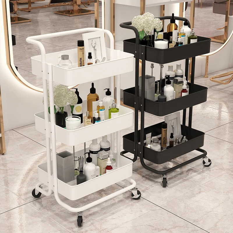 Cosmetic Beauty Salon Trolley Manicure Cart Medical Hairdressing Salon Trolley Medical Carrito Auxiliar Salon Furniture BL50ST medical manual stretcher cart first aid patient transfer ambulance stretcher trolley