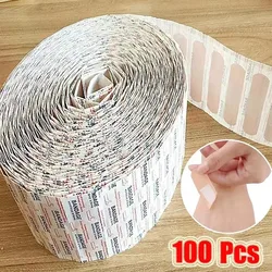 Waterproof Breathable Adhesive Bandage Strips - PE Material Wound Plasters - Multi - Pack Options (100pcs)