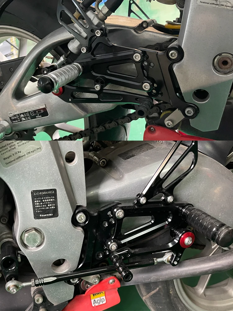 For Aprilia RS125 2T RS 125 2001-2008 2009 2010 2011 2012 2013 CNC Aluminum  Rearset Footpeg Footrest Rear Set Pedal Version 2.0 - AliExpress 201355758 モトスクリューセット Compatible With Aprilia For RS125 RS250 RS4 RS50 RST100