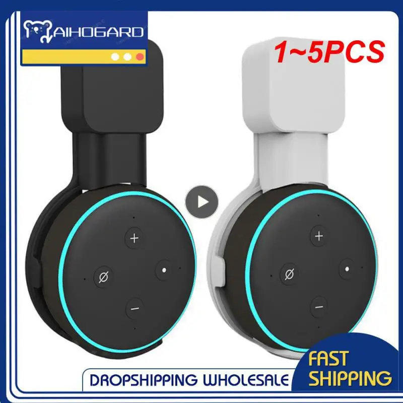 1 ~ 5Pcs Presa Staffa Di Montaggio A Parete Gancio Per Alexa Echo Dot 3 Supporto 3Rd Stand Holder Smart Speaker Accessori Salvaspazio