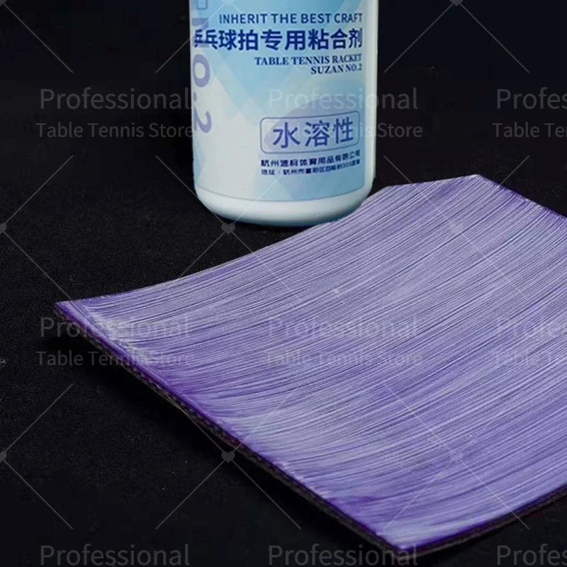 Colla Per Gomma Da Ping Pong 100 Ml Con 4 Spazzole – Adesivo Professionale Per Racchette, Riparazione E Prestazione