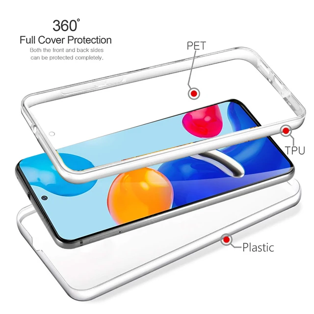 Funda trasera transparente para Xiaomi Redmi Note 11 Pro Plus, carcasa  transparente multicolor para Redmi Note 11 Pro Plus 11S 5G - AliExpress