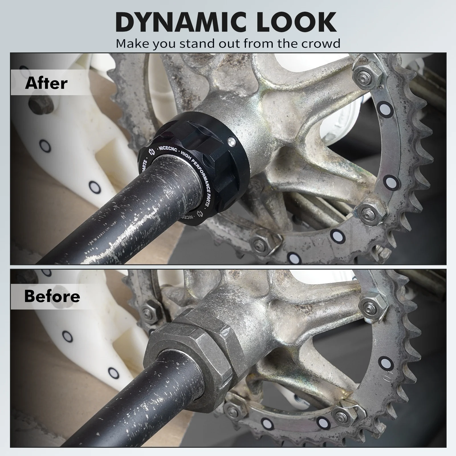 Modquad Double Locking Axle Nut For Honda TRX 400EX 450R