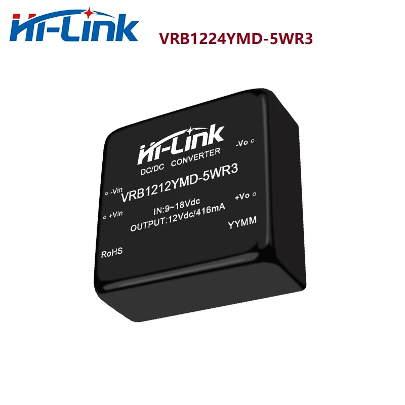 하이 링크 스마트 전자 제품, 핫 세일, 12V  5V, 12V, 24V, 1000mA, 416mA, 208mA, VRB1205YMD-5WR3 VRB1224YMD-5WR3, 20 개, 무료 배송