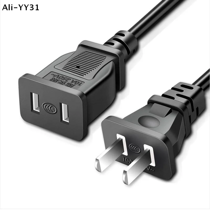 【R】2M 5M 10M 미국 플러그 AC 전원 커넥터 케이블 TV PC 노트북 전..