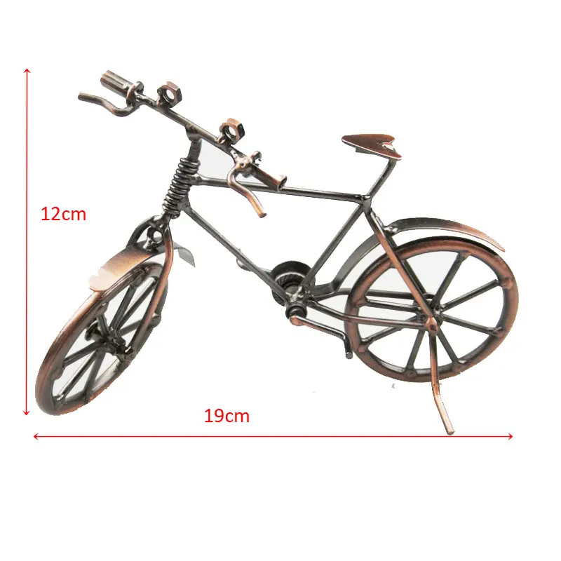 Vintage Mini Bicycle model Metal Art bike Toy handmade display