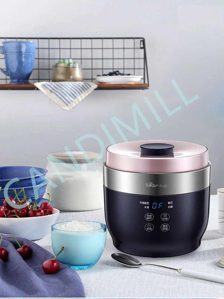 LynTorin Automatic Digital Yogurt Maker Machine with Adjustable Temperature  & Time Control, 8pcs Glass Jars 48 Oz Auto Shut Off - AliExpress