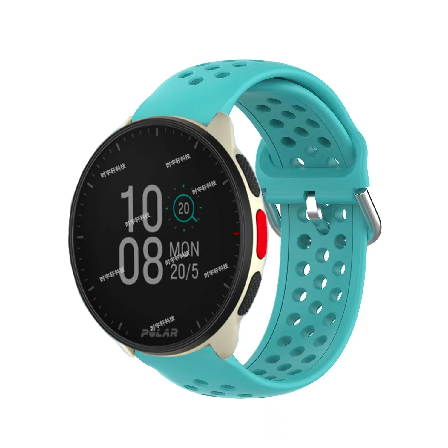 Breathable Silicone Strap for Smartwatches - Men's Accessory Collection