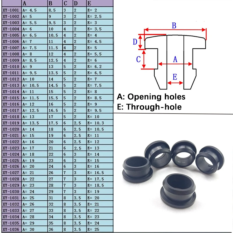 1/2/3/5/8/10Pcs Silicone Rubber Snap-on Grommet Hole Plugs End Caps Bung Wire Cable Protect Bush 4.5mm-30mm silicone rubber plugs,rubber caps,silicone rubber caps