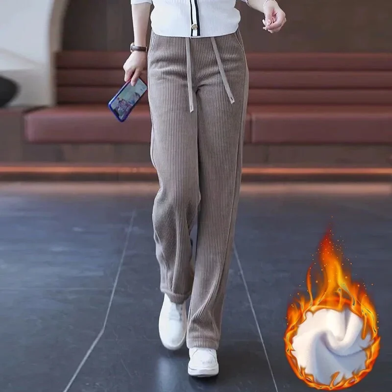 Oat color [fleece-lined warm style] with pockets