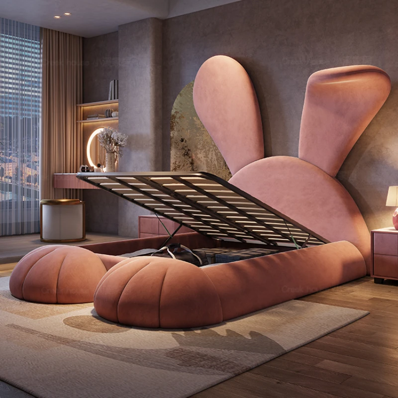 Regale Luxury Childrens Bed Animal Pink Superking Villa Children Beds Loft Comferter Ritual Nordic Beliche Postmodern Furniture 3