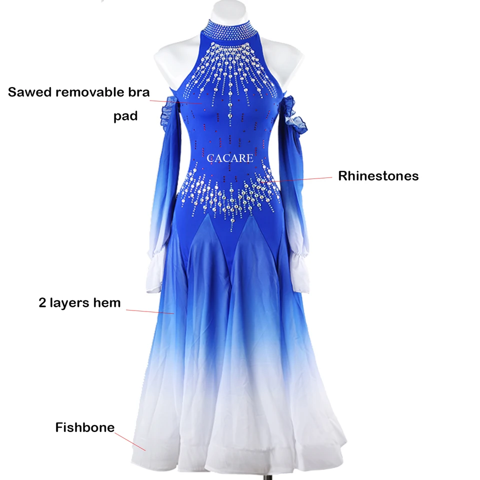 社交ダンスドレス 2025 競技標準ダンス女性ドレスダンスウェア
