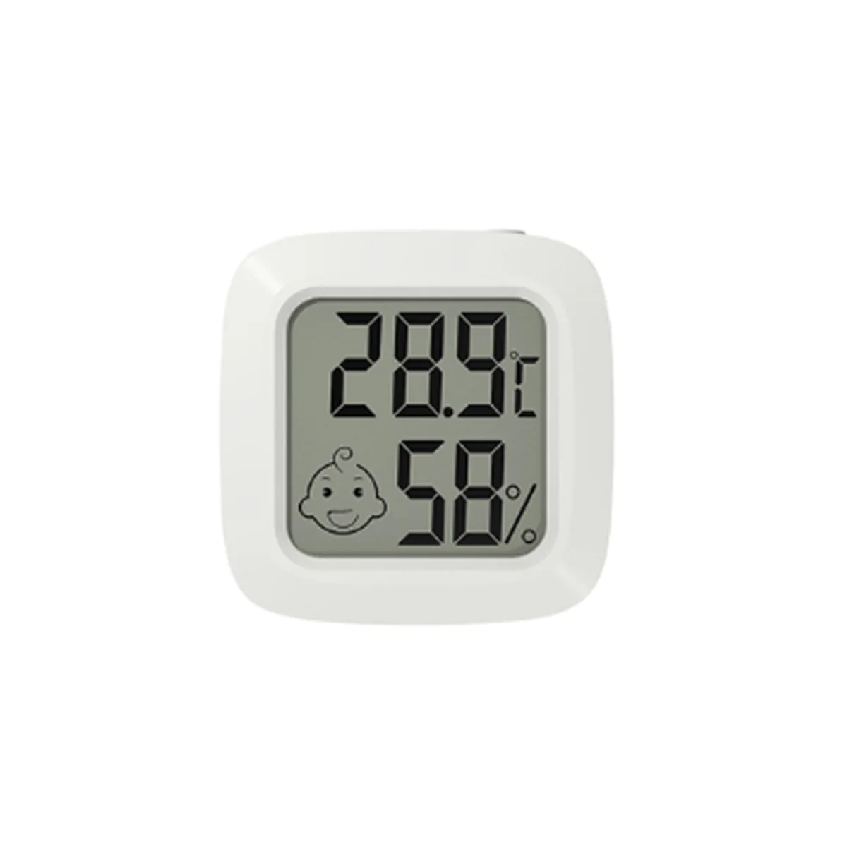 

Mini LCD Digital Thermometer Hygrometer Magentic Temperature Meter Humidity Sensor Weather Station White