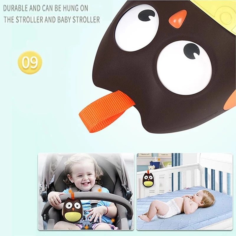 1 Pcs Cute Animal Owl Dog Rattles Toys Tumbler Fun Toy With Bell Toys Gifts Dog Puppy Tumbler Educational Toys With Bell