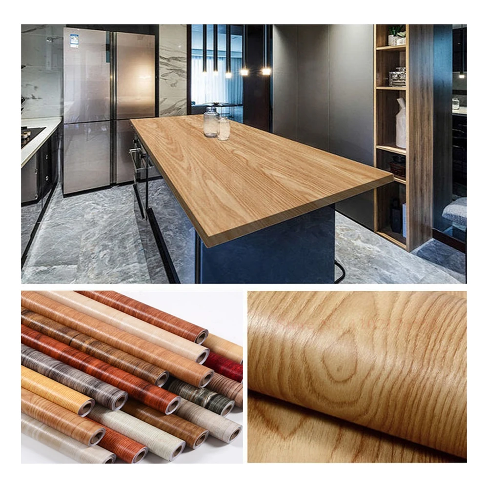 Vinyl Wood Furniture Sticker Wallpaper Sticker Waterproof Wall Papers