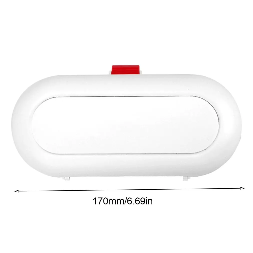 ABS Sunglasses Box Car Interior Glasses Case Built-in Fiber Velvet Protection Universal Sun Visor Eyeglasses Holder