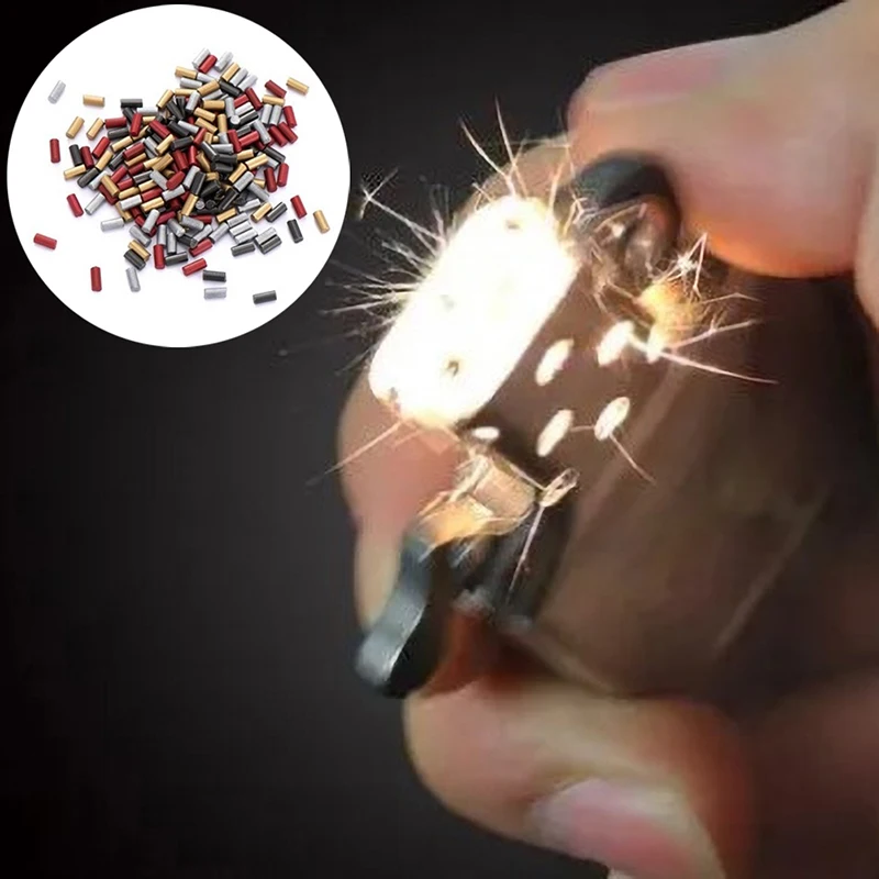 600 PIÈCES PIERRE Briquet En Vrac Briquet De Rechange Avec Bouteille De