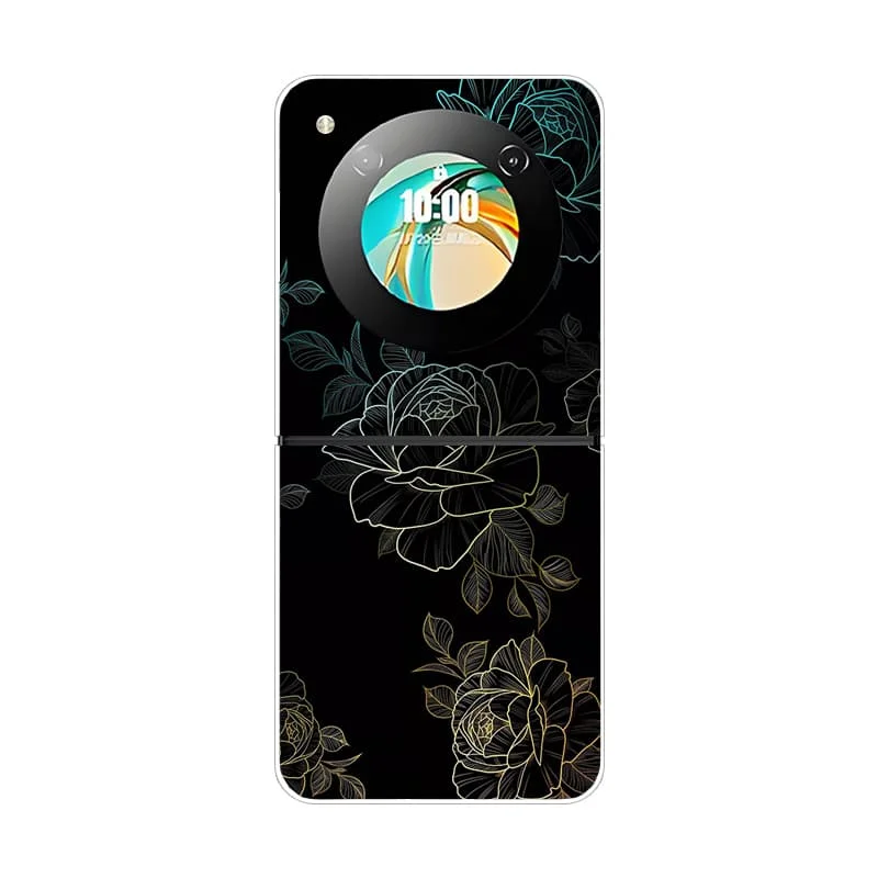 Soft Matte Silicone Back Cover with Fashion Painted Design