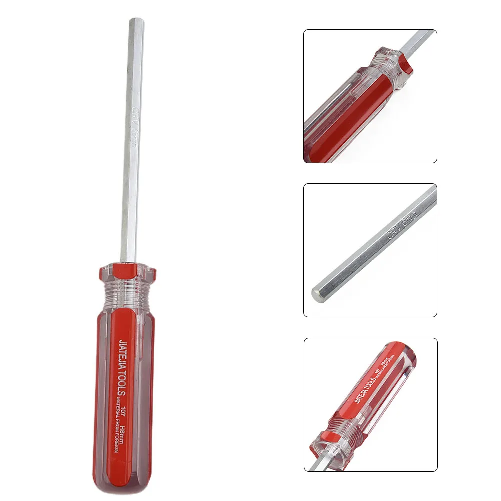 

Hexagonal Head Hexagonal Handle Magnetic Screwdriver 1.5mm-6mm Hexagon Screwdriver Set Flat Head Hex Magnetic Repair Hand Tool