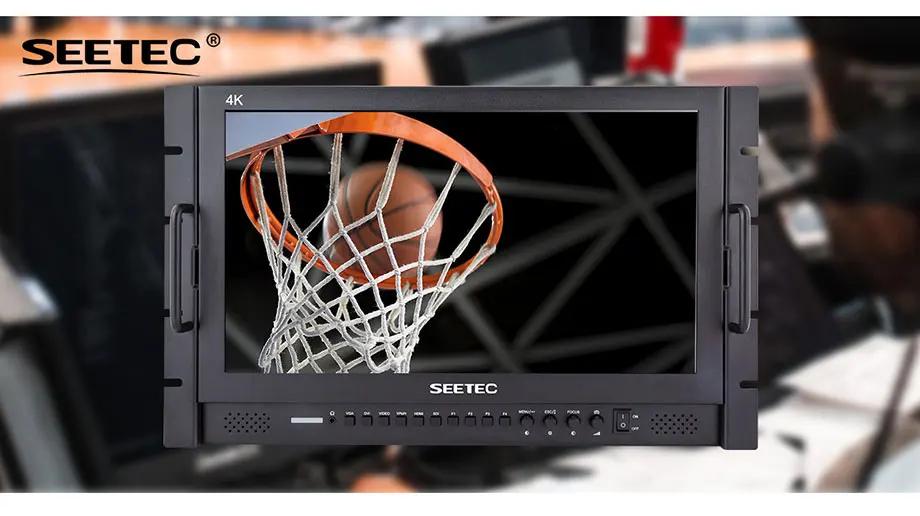 P173-9HSD-RM 17.3 Inch 1920x1080 Rack Mount Broadcast LCD Monitor with V Battery