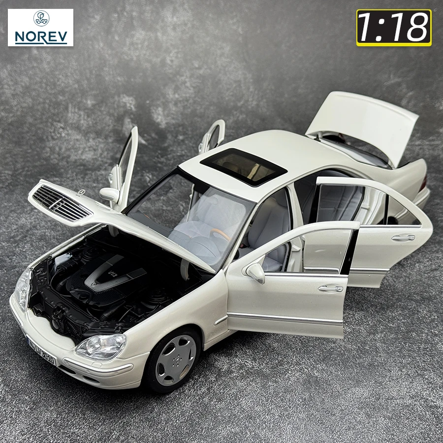 1/18 ノレブ S 600 メルセデス・ベンツ W220 黒 Norev 2000-2005 Mercedes Benz S 600 V220 Black Dealer Ed 1