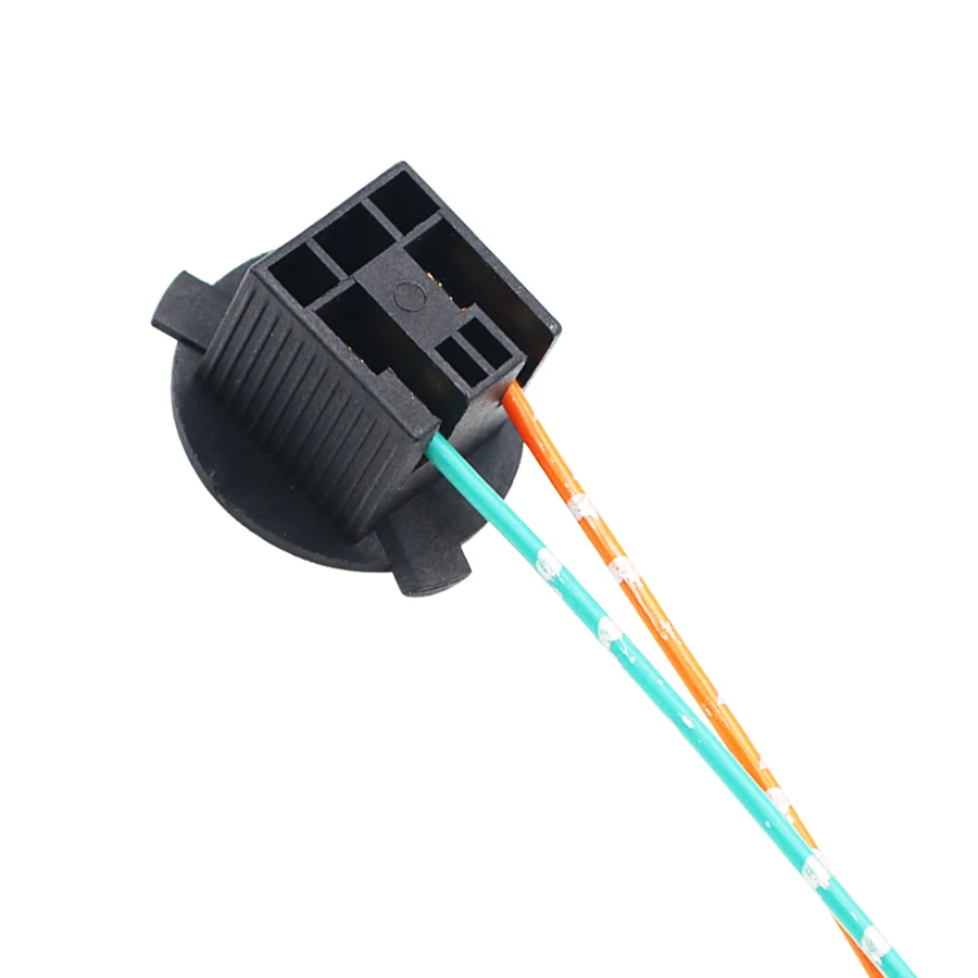 NHAUTP 2Pcs H7 Halogen Lamp Socket Base Connector For Hyundai New SantaFe Light Bulb Holder Wiring Harness Adapter