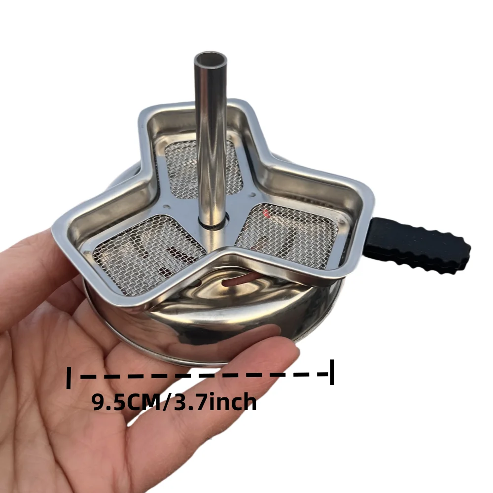 Metal Charcoal Holder Silicone Handle Shisha Hookah Accessories Narguile Sheesha Gadget Hookah Accessories