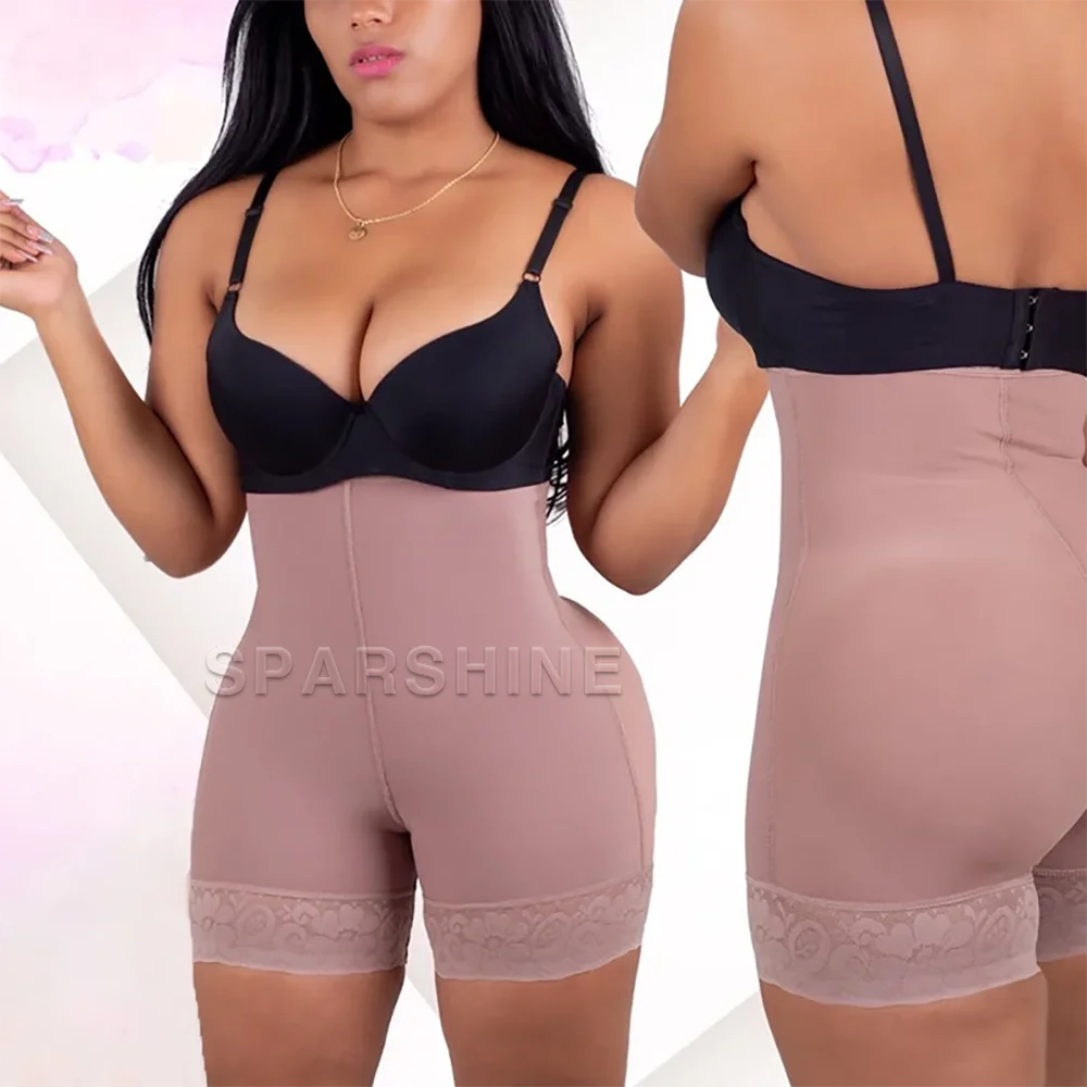 Fajas Colombianas Seamless Slimming Lace Butt Lifter Charming Curves High Waist Shorts Tummy Control Waist Trainer Body Shaper