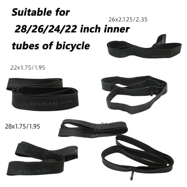 Convient pour vélo 12/22/24/26/28x/1.50/1.95/1.75/2.125 pouces chambre à air 1