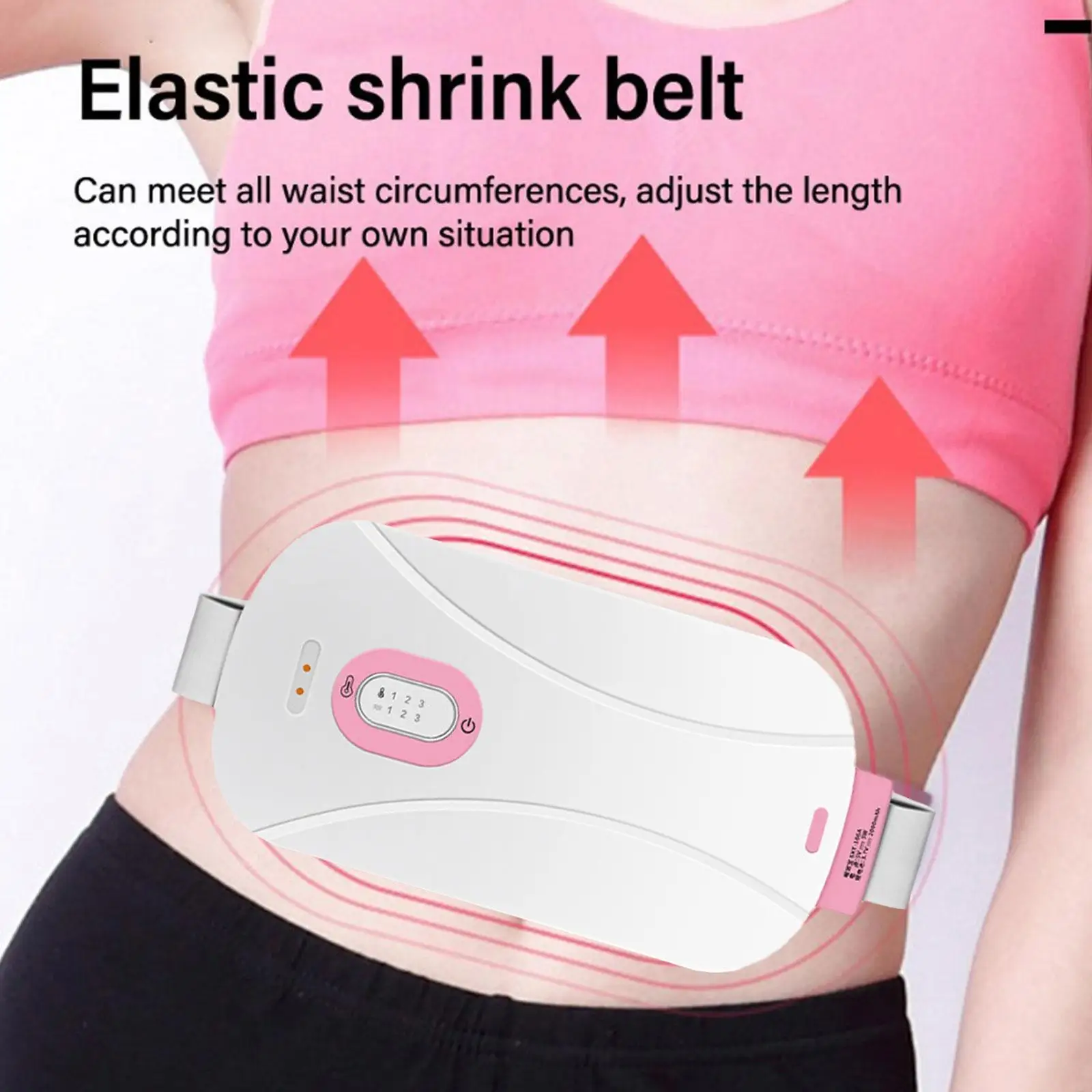Portable Menstrual Cordless Heating Pad Electric Heating Massage Pad