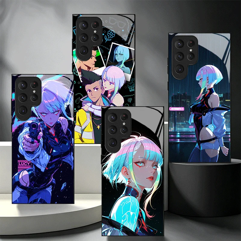 Anime Lucy Glass Phone Case - Shockproof Cover, Stylish & Durable Design
