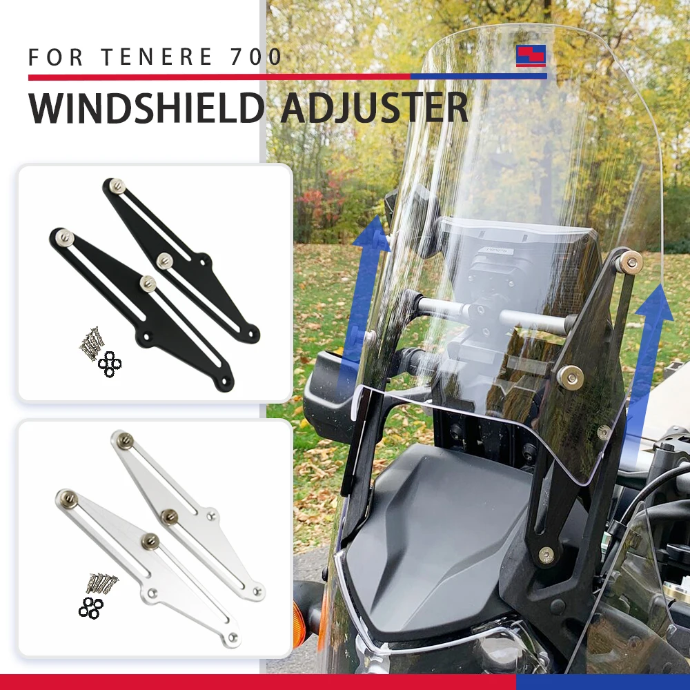 

Регулятор лобового стекла для мотоцикла Yamaha Tenere 700 XT700Z XTZ 700 T7 CNC кронштейн регулировки лобового стекла комплект кронштейнов для лобового стекла