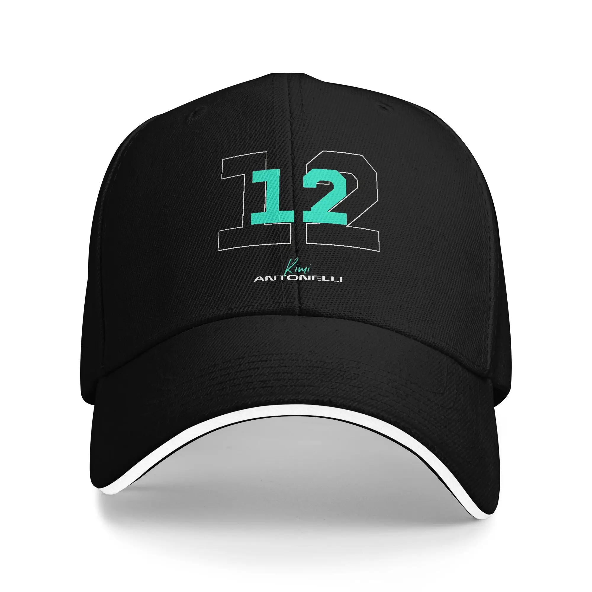Kimi A-Antonellis Sun Baseballkappe, Sommer-Vintage-Trucker-Mütze für Damen und Herren, Jagd, Camping, Baseballkappen – Detail 2